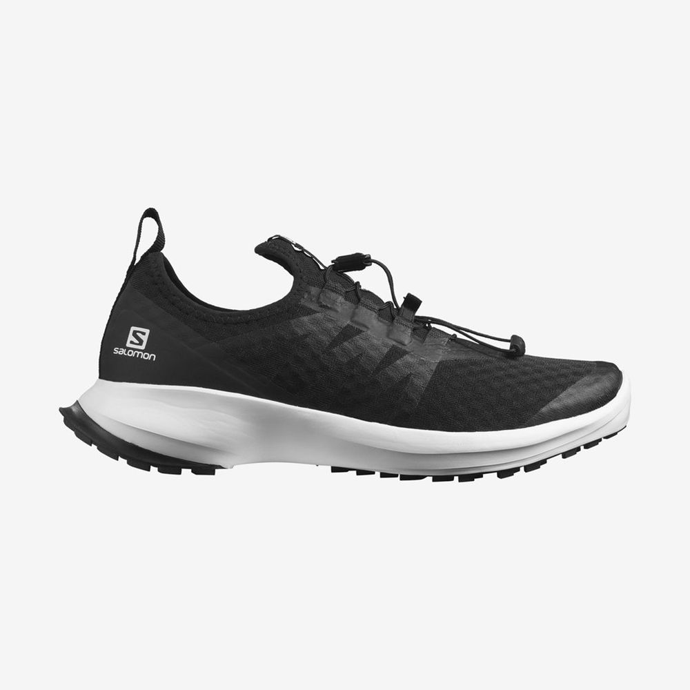 Women's Salomon SENSE FLOW 2 Trail Running Shoes Black / White | US-FQEU534