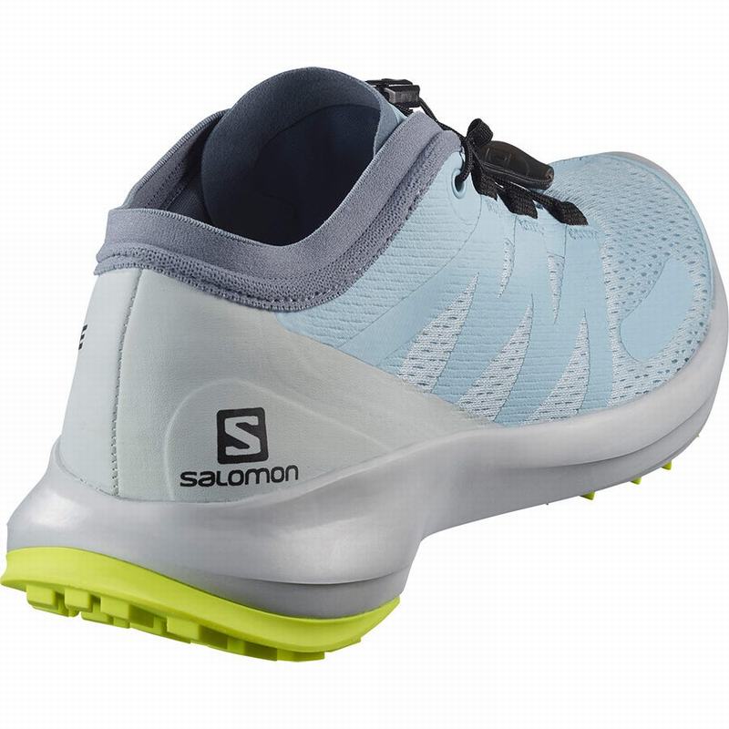 Women's Salomon SENSE FLOW W Trail Running Shoes Blue / Yellow | US-DMPY216