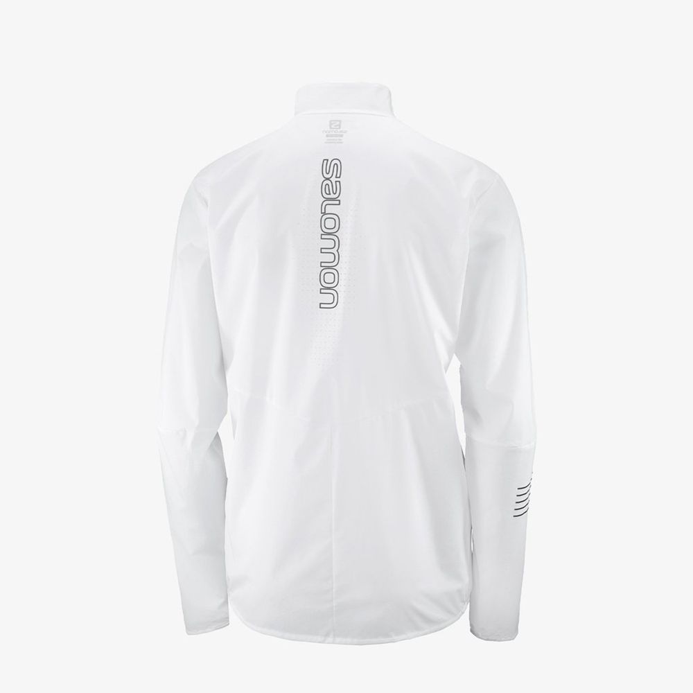 Women's Salomon SENSE Jackets White | US-JRVY198