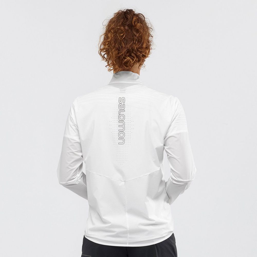 Women's Salomon SENSE Jackets White | US-JRVY198