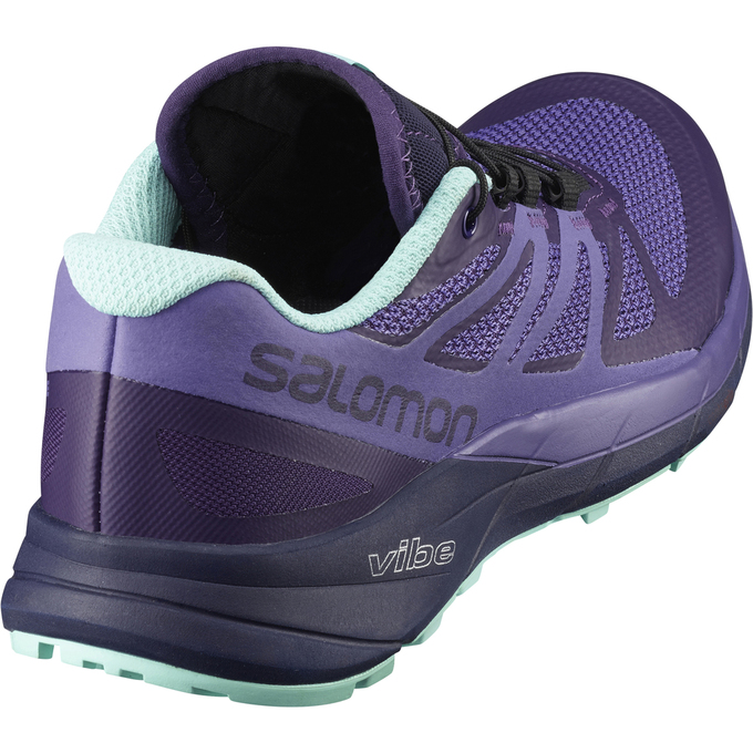 Women's Salomon SENSE RIDE W Trail Running Shoes Lavender | US-CSJN046