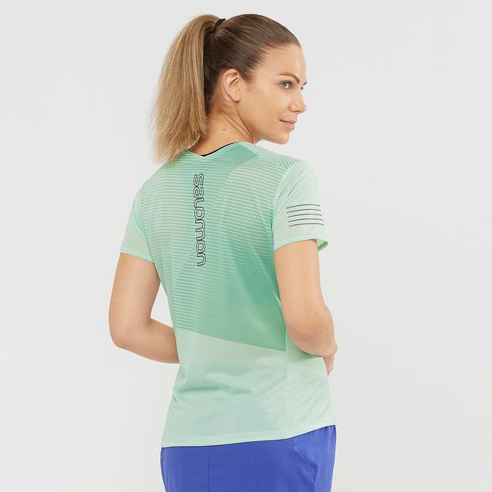 Women's Salomon SENSE T Shirts White | US-IRWV385