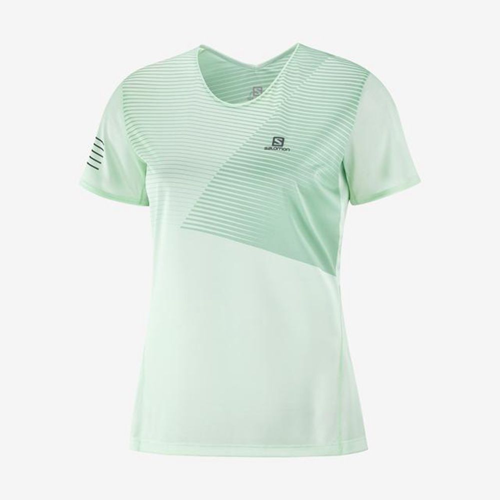 Women's Salomon SENSE T Shirts White | US-IRWV385