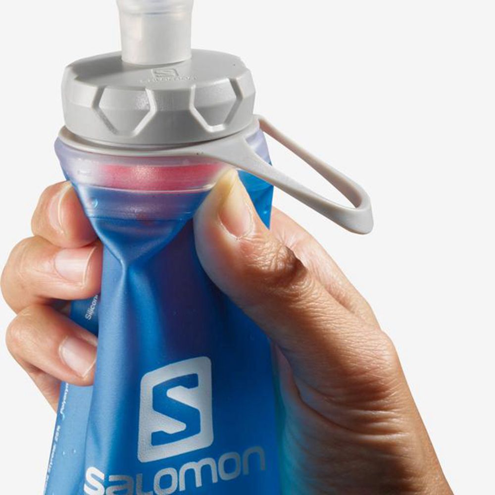 Women's Salomon SOFT FLASK 500ML/17OZ XA Packs Blue | US-THOZ197