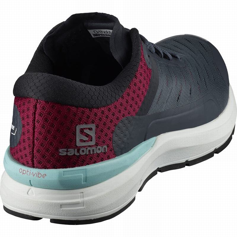 Women's Salomon SONIC 3 CONFIDENCE W Running Shoes Grey / White | US-IALG958