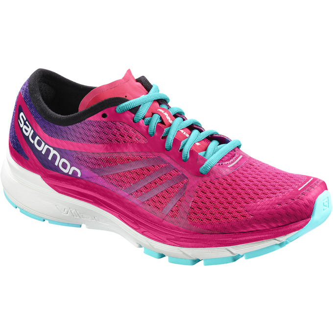 Women\'s Salomon SONIC RA PRO W Running Shoes Pink | US-LHGK894