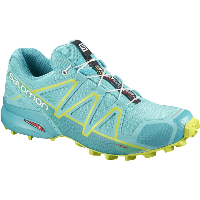 Women\'s Salomon SPEEDCROSS 4 W Trail Running Shoes Light Turquoise | US-XEUK069