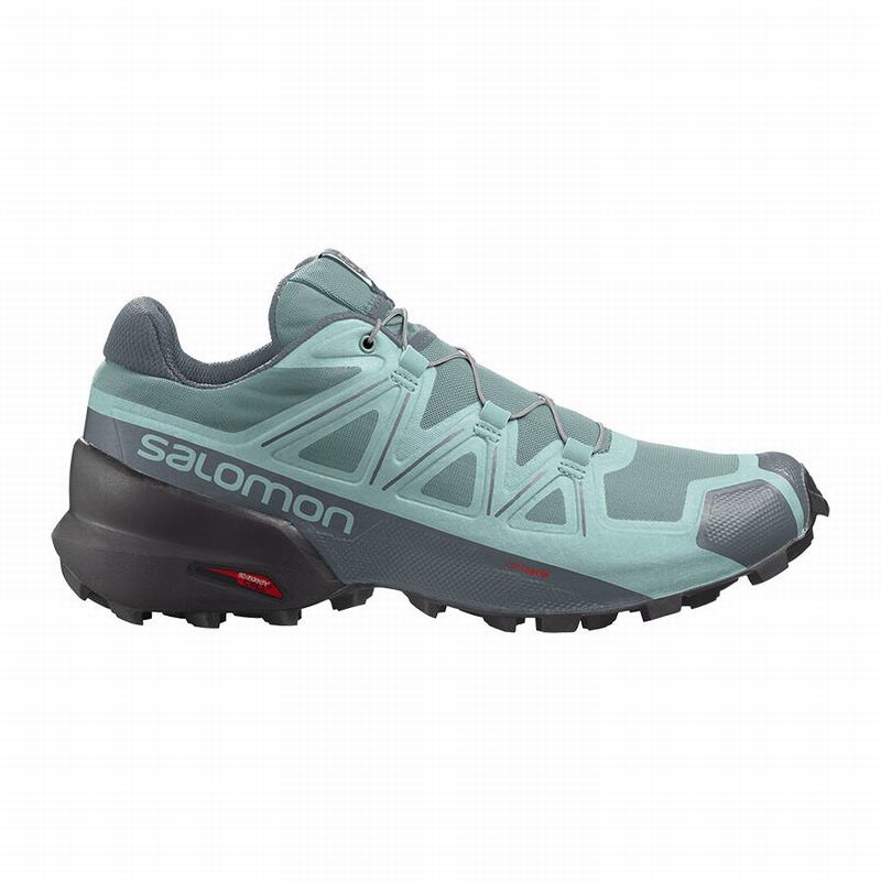 Women\'s Salomon SPEEDCROSS 5 Trail Running Shoes Turquoise | US-LAQI056