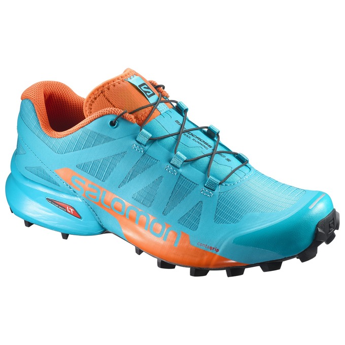 Women\'s Salomon SPEEDCROSS PRO 2 W Trail Running Shoes Light Turquoise | US-BRNJ746