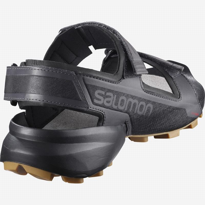 Women's Salomon SPEEDCROSS Sandals Black | US-TPEV257