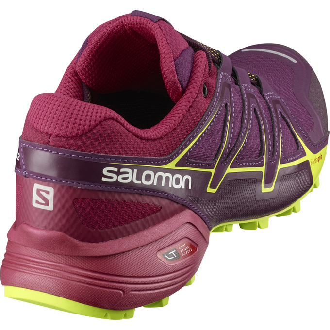 Women's Salomon SPEEDCROSS VARIO 2 W Trail Running Shoes Burgundy | US-BMVG385