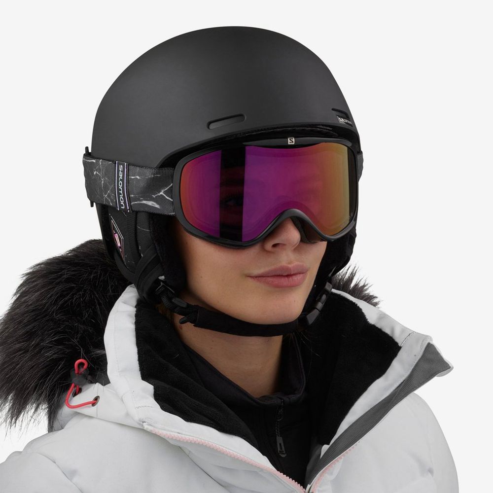 Women's Salomon SPELL+ Helmets Navy | US-YGTX627