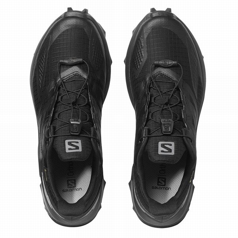 Women's Salomon SUPERCROSS BLAST GTX W Trail Running Shoes Black | US-AUJR215