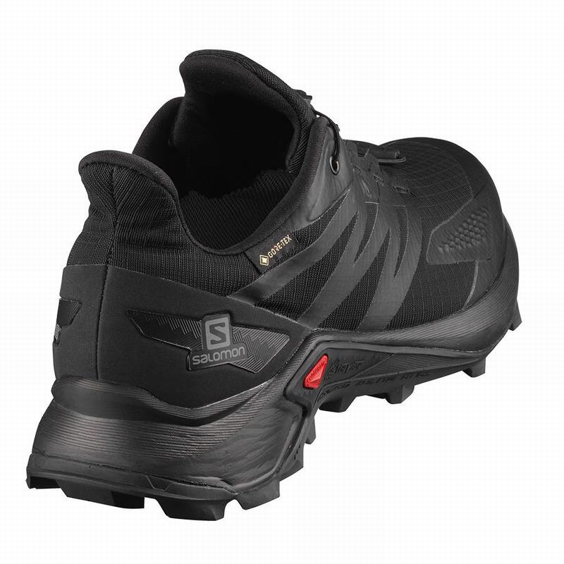 Women's Salomon SUPERCROSS BLAST GTX W Trail Running Shoes Black | US-AUJR215