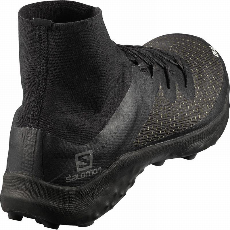 Women's Salomon S/LAB CROSS Trail Running Shoes Black / White | US-IUXV862