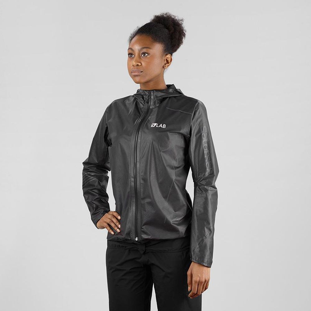 Women\'s Salomon S/LAB MOTIONFIT 360 Jackets Black | US-WEZS258