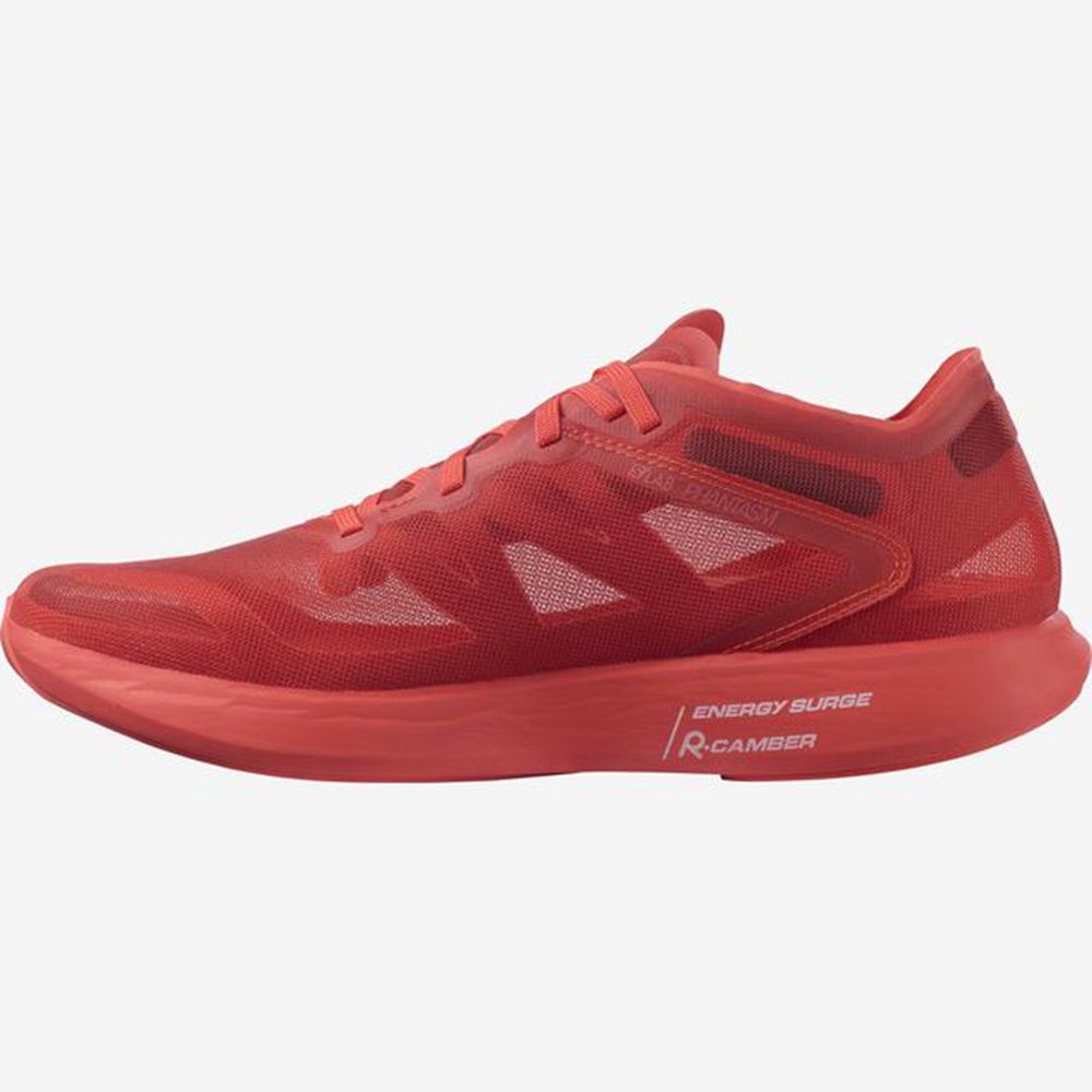 Women's Salomon S/LAB PHANTASM Road Running Shoes Red | US-JWTS065