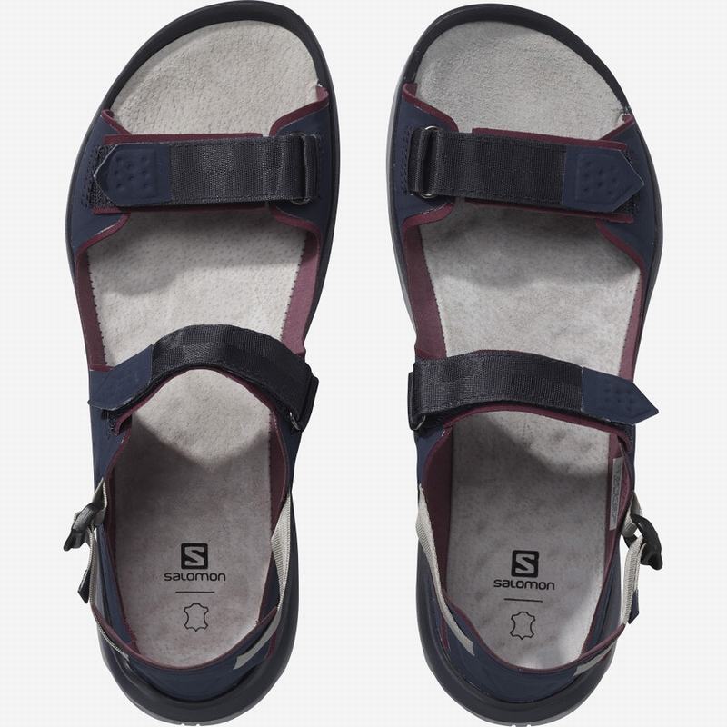 Women's Salomon TECH FEEL Sandals Navy | US-AIMN285