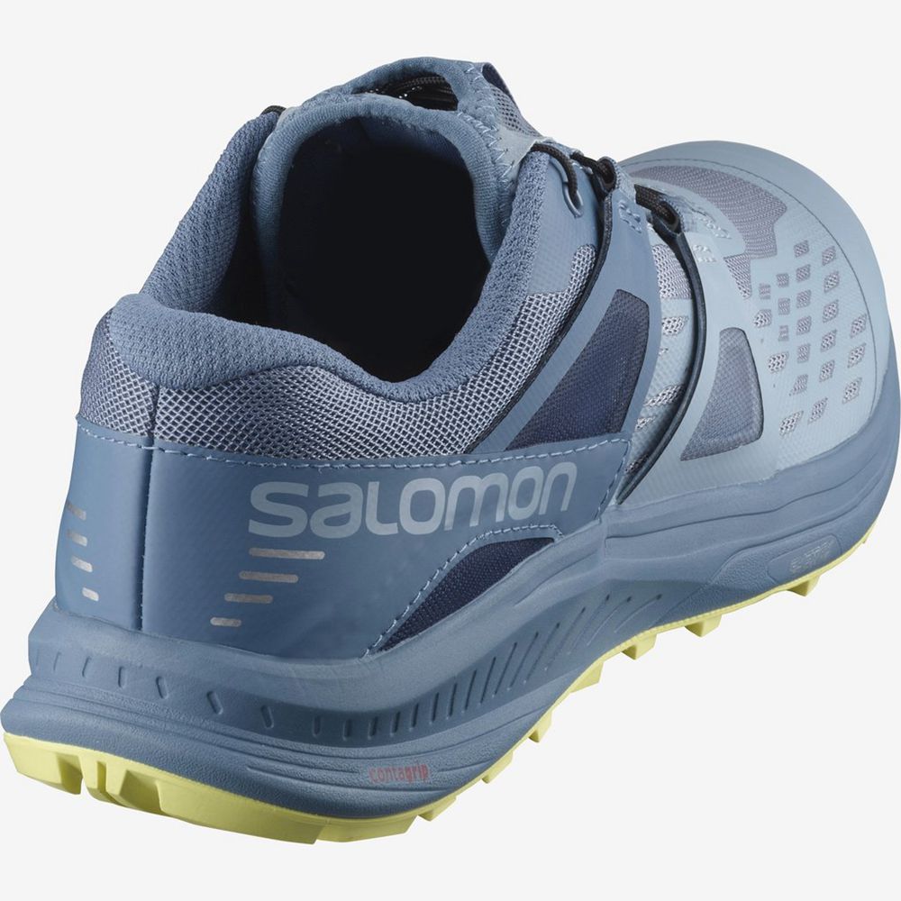 Women's Salomon ULTRA PRO Trail Running Shoes Blue | US-CLKV807