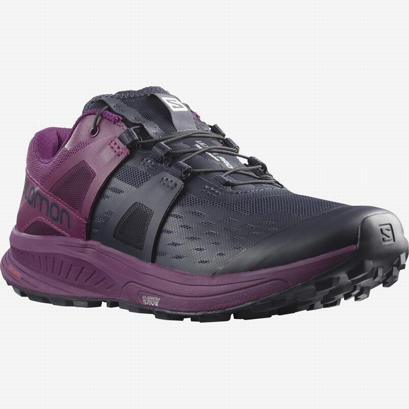 Women's Salomon ULTRA W /PRO Trail Running Shoes Purple | US-FSCW250