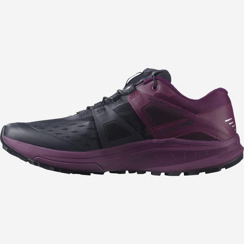 Women's Salomon ULTRA W /PRO Trail Running Shoes Purple | US-FSCW250