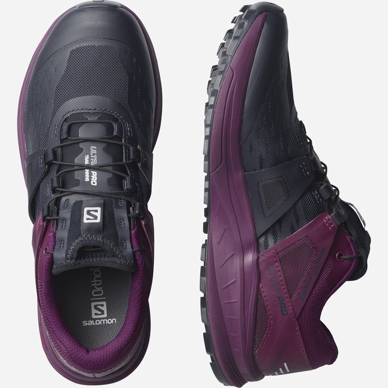 Women's Salomon ULTRA W /PRO Trail Running Shoes Purple | US-FSCW250