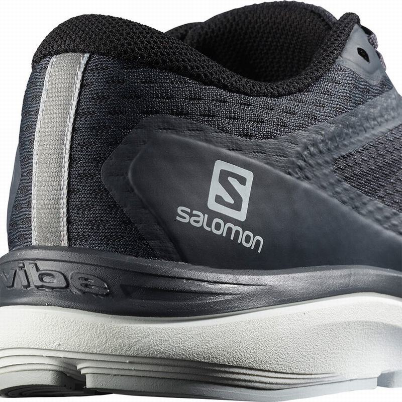 Women's Salomon VECTUR Running Shoes Grey / White | US-NWGQ278