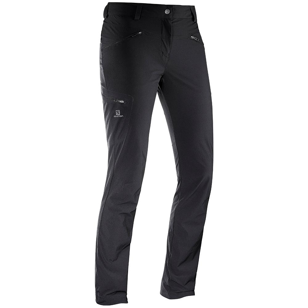 Women\'s Salomon WAYFARER W Pants Black | US-IPKS084