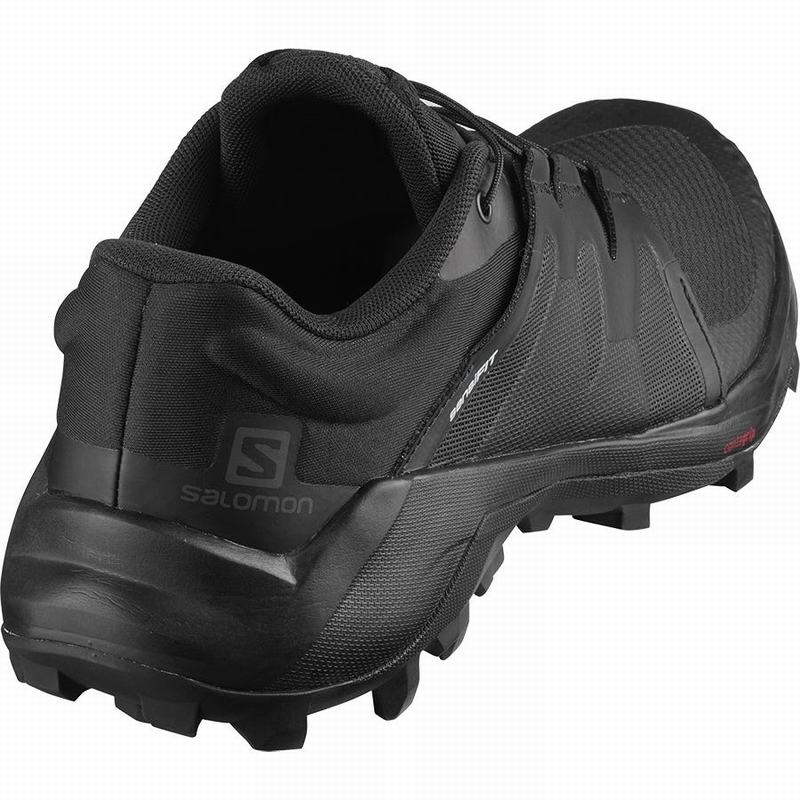 Women's Salomon WILDCROSS W Trail Running Shoes Black | US-BEIW013