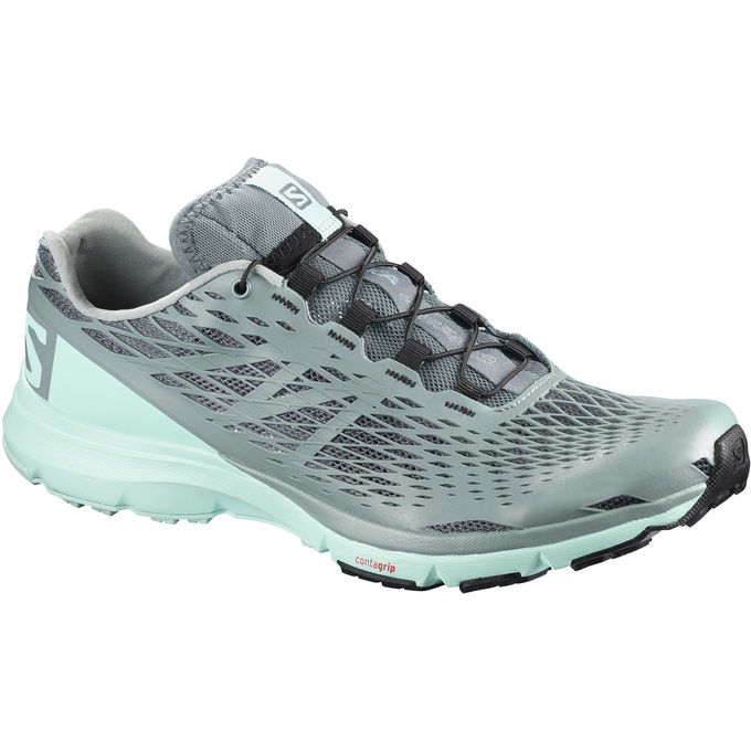 Women\'s Salomon XA AMPHIB W Running Shoes Light Turquoise / Grey | US-AJTM207