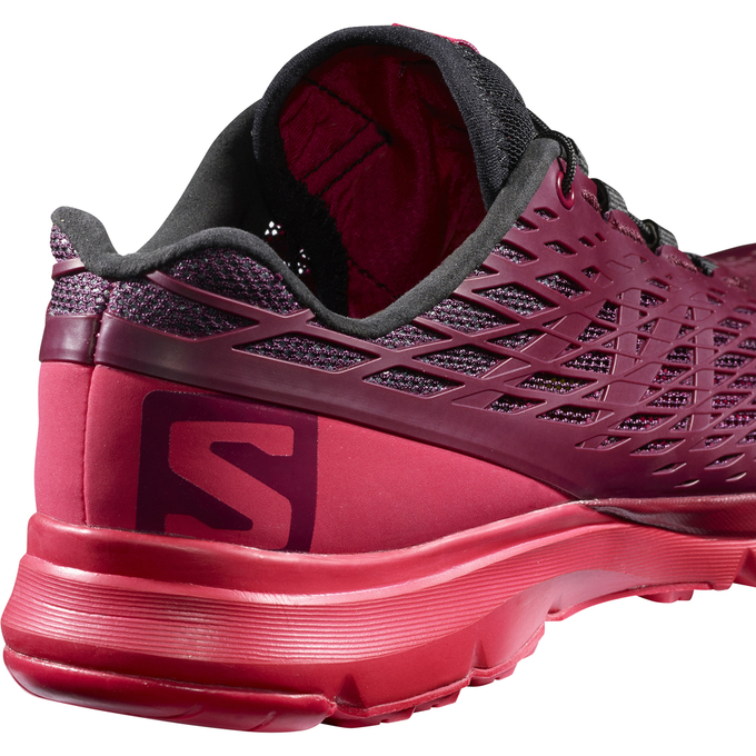 Women's Salomon XA AMPHIB W Running Shoes Burgundy | US-CUAK416