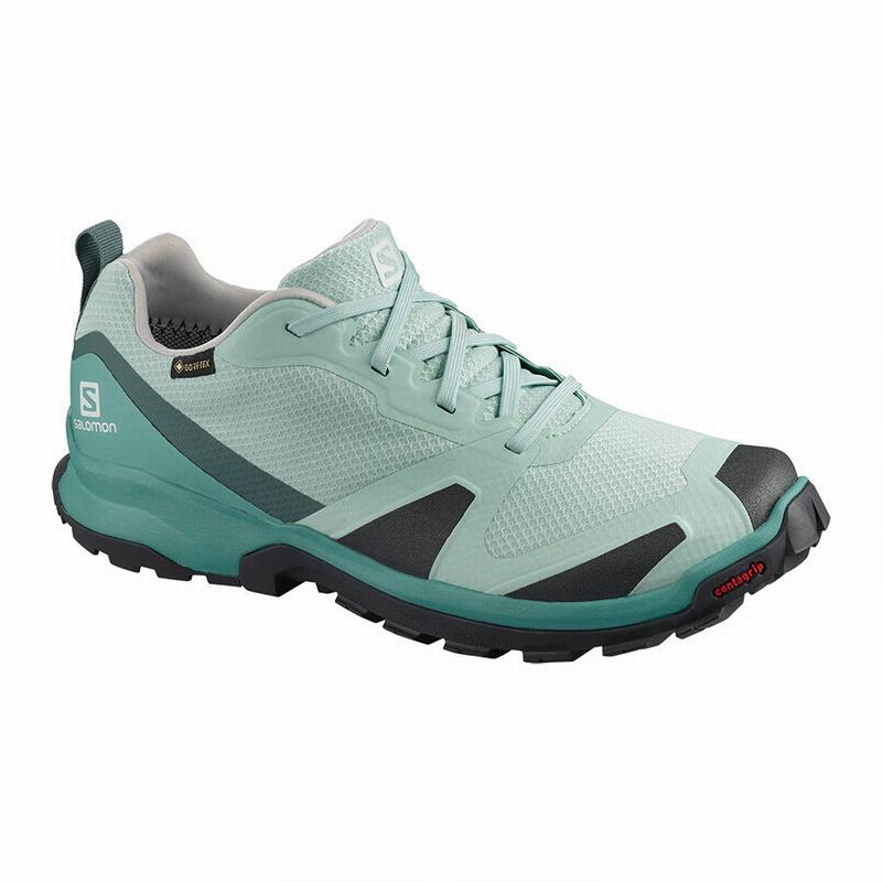 Women\'s Salomon XA COLLIDER GTX W Trail Running Shoes Turquoise | US-BEAT304