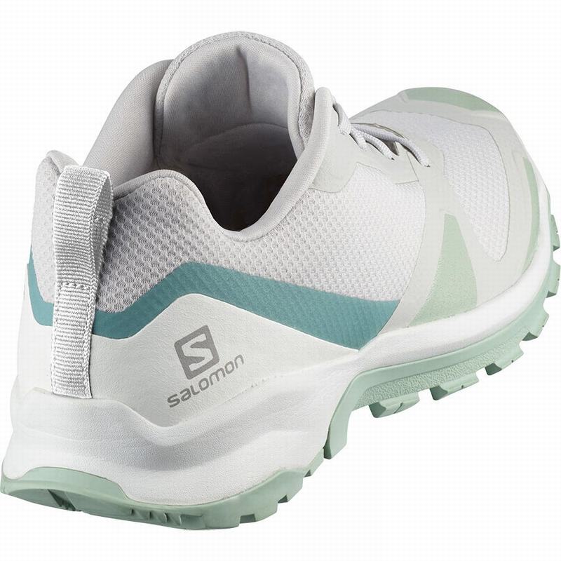 Women's Salomon XA COLLIDER W Trail Running Shoes Grey / Light Turquoise Grey | US-XZOI973