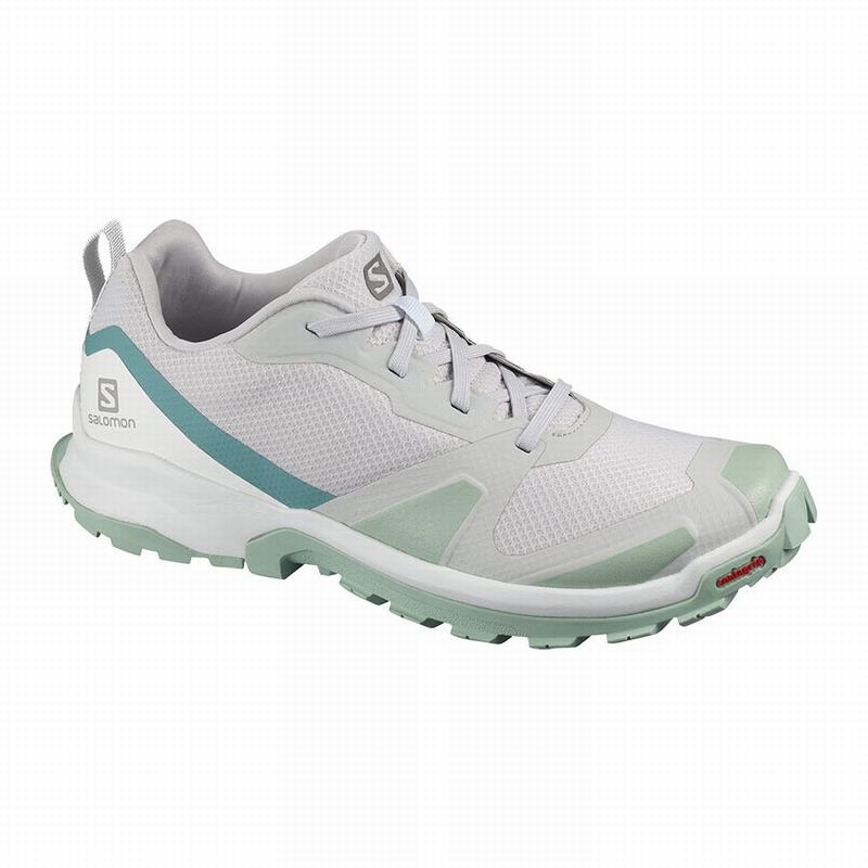 Women\'s Salomon XA COLLIDER W Trail Running Shoes Grey / Light Turquoise Grey | US-XZOI973