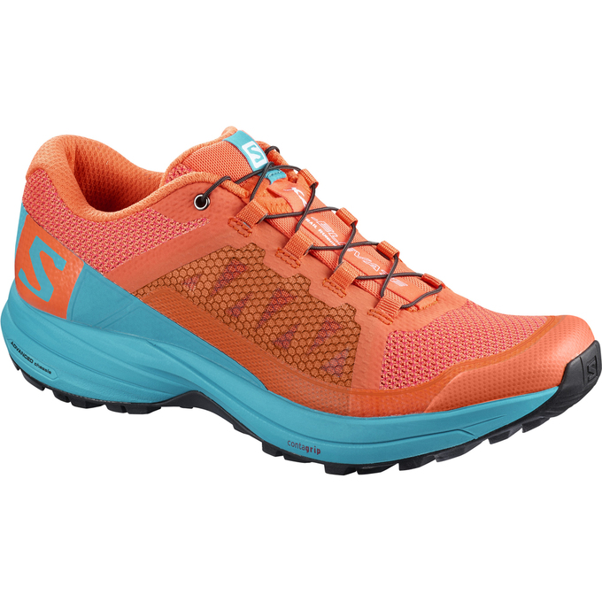 Women\'s Salomon XA ELEVATE W Trail Running Shoes Orange / Blue | US-SGOU820