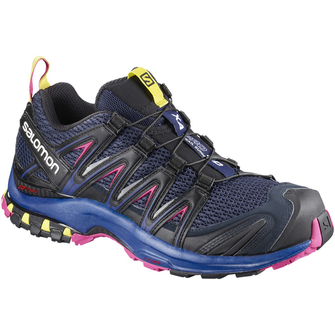 Women\'s Salomon XA PRO 3D W Trail Running Shoes Black | US-DTRE924