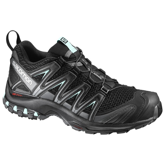 Women\'s Salomon XA PRO 3D W Trail Running Shoes Black | US-SYJB362