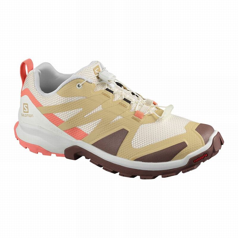 Women\'s Salomon XA ROGG W Trail Running Shoes Beige / Khaki | US-BYNV780