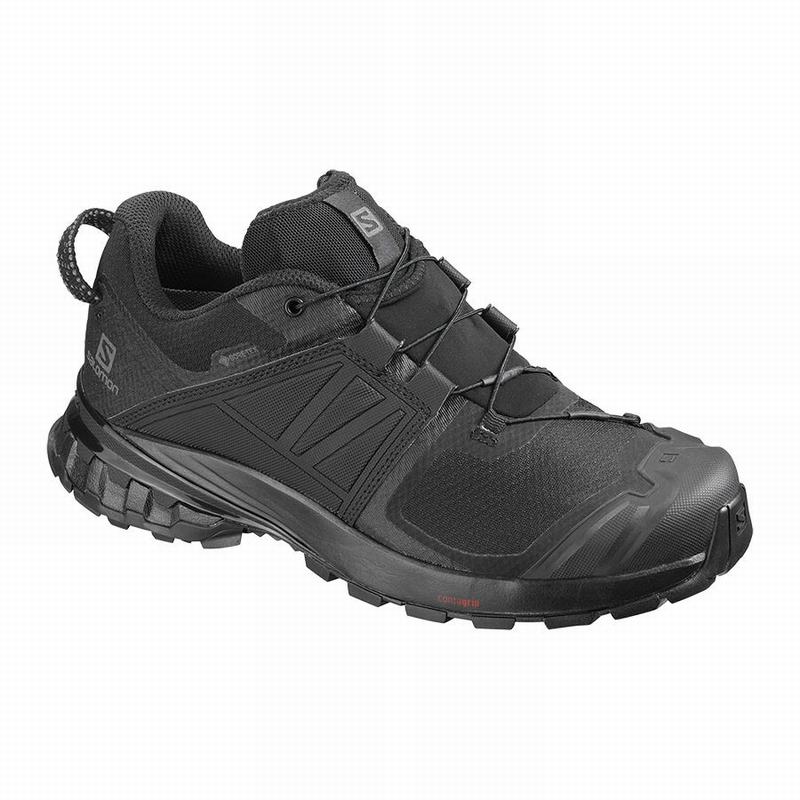 Women\'s Salomon XA WILD GORE-TEX Trail Running Shoes Black | US-GLXZ296