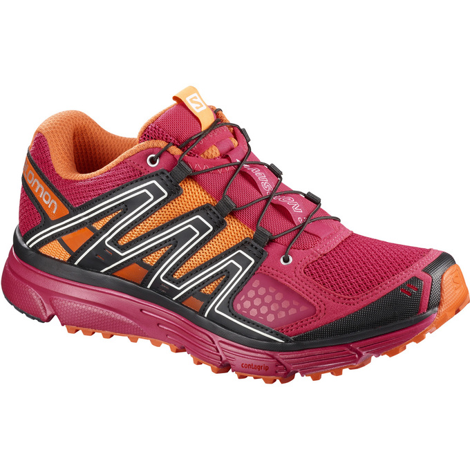 Women\'s Salomon X-MISSION 3 W Trail Running Shoes Pink | US-WPMS761