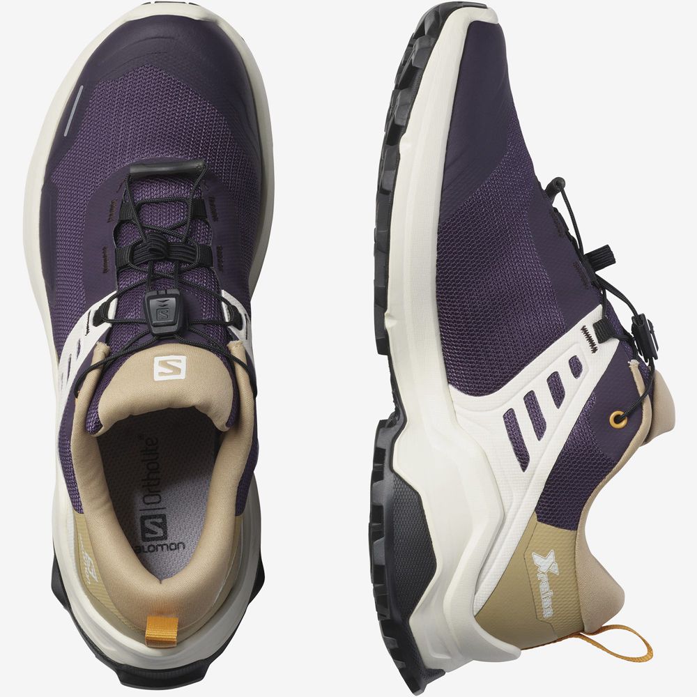 Women's Salomon X RAISE Hiking Shoes Purple | US-CJWN142