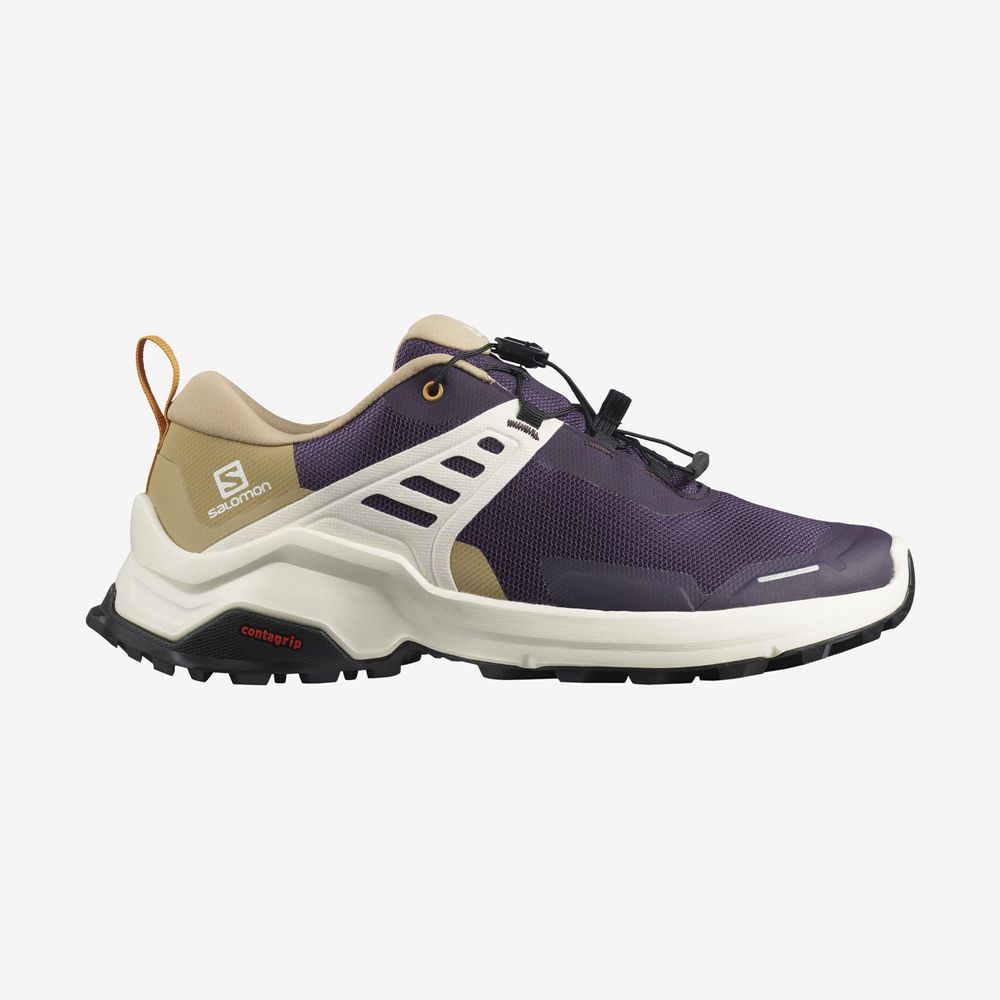 Women's Salomon X RAISE Hiking Shoes Purple | US-CJWN142