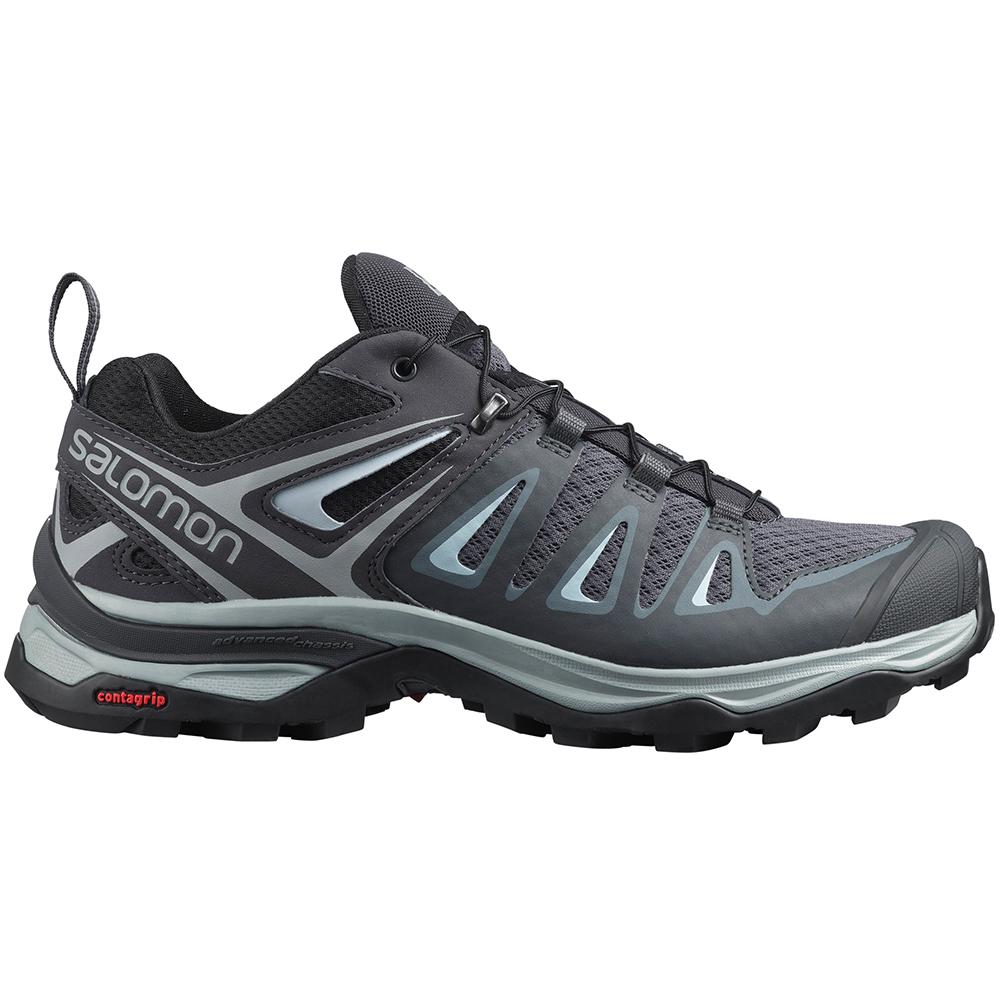 Women\'s Salomon X ULTRA 3 W Trail Running Shoes Grey | US-EVRD708