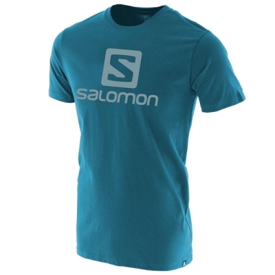 Kids' Salomon ACHIEVE SS B T Shirts Blue | US-XCAO729