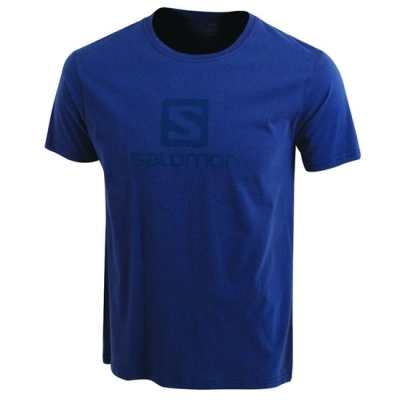 Kids' Salomon ACHIEVE SS TE B T Shirts Navy | US-INXK738