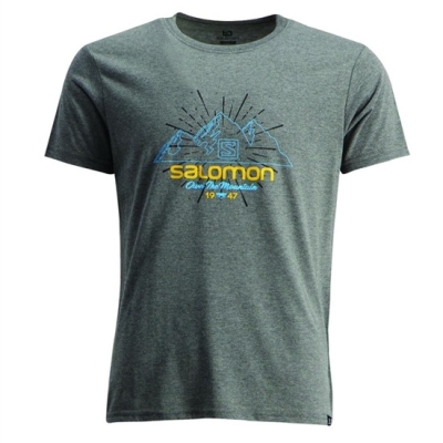 Kids' Salomon ATLAS SS B T Shirts Black | US-CSKZ142