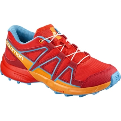 Kids' Salomon SPEEDCROSS J Trail Running Shoes Orange | US-VZJS183