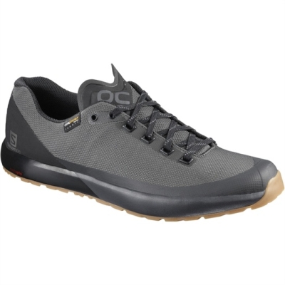 Men's Salomon ACRO Hiking Shoes Grey / Black | US-CQPX027