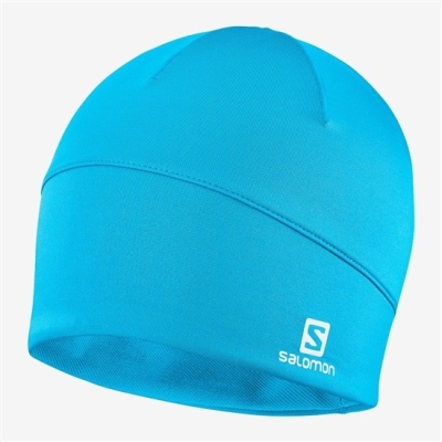 Men's Salomon ACTIVE Headwear Blue | US-DLIY140