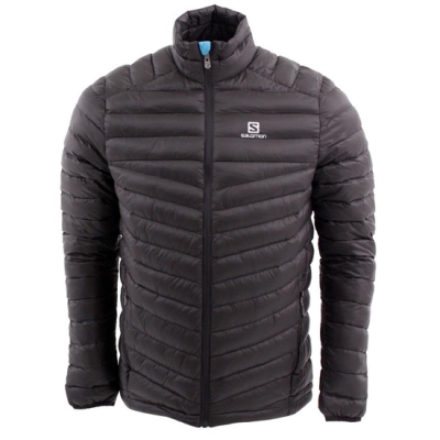 Men's Salomon AGENTA JKT M Jackets Black | US-WOAB918